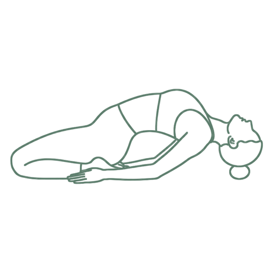 Sage line drawing of Fixed Firm Pose