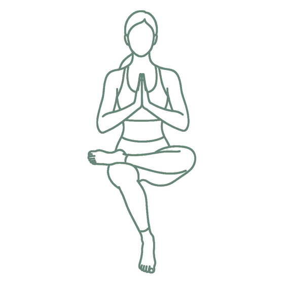 Sage line drawing of Toe Stand